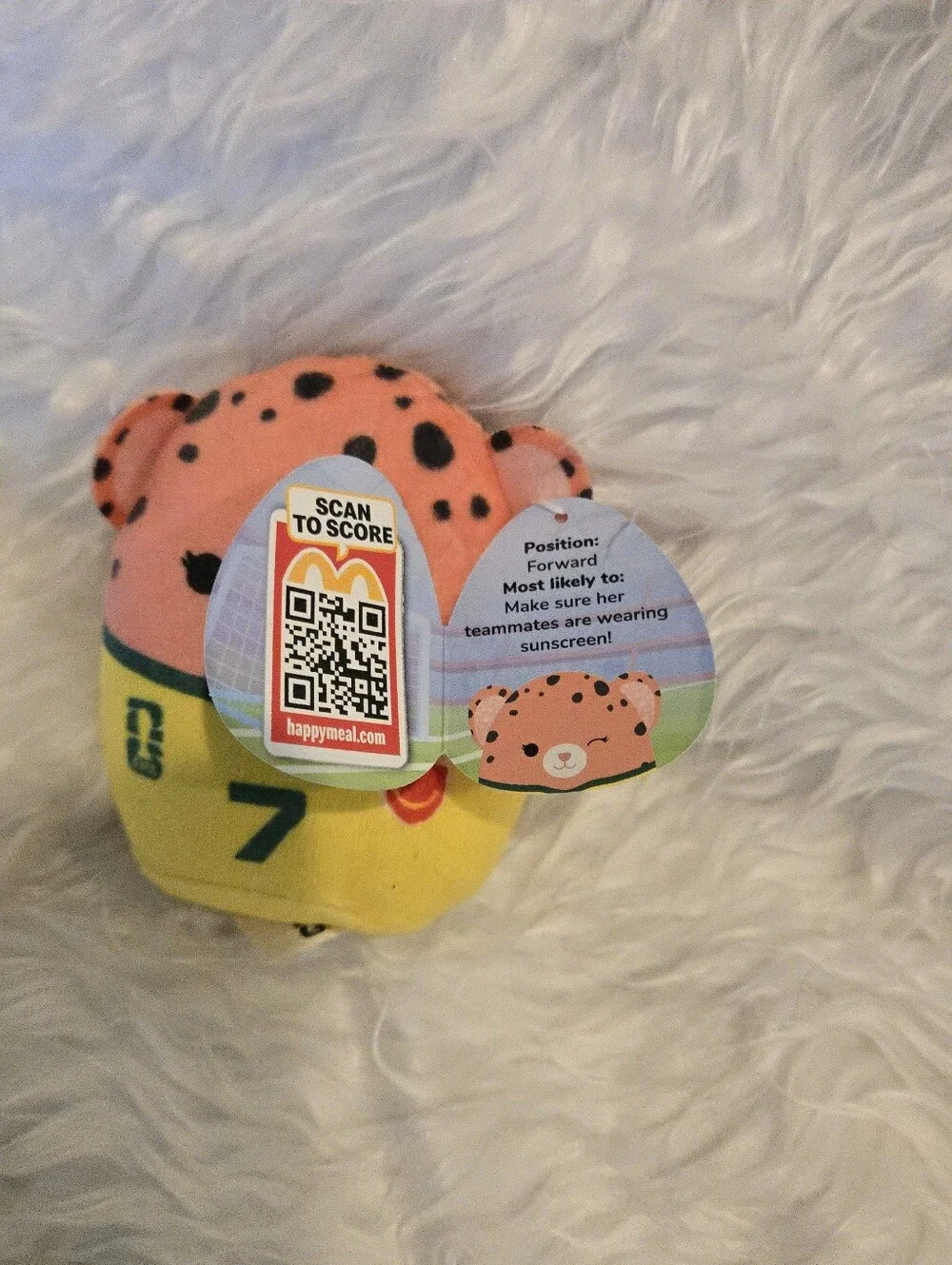 McDonald's Happy Meal Nya #7 Plush Soccer Squishmallow Fifa World Cup